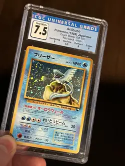 Pokemon 1998 Articuno Japanese Starter Red/Green Gift Set Holo CGC 7.5 PSA - Image 2