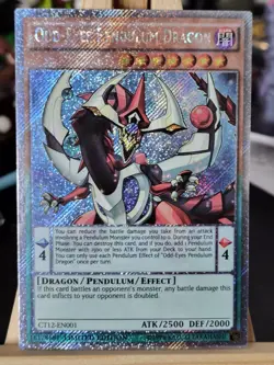 Odd-Eyes Pendulum Dragon CT12-EN001 Secret Rare 2015 Mega-Tins YuGiOh Card NM - Image 1