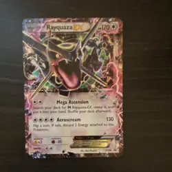 Pokemon Rayquaza EX Promo Shiny XY69 XY Holo TCG Card - Image 1