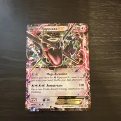 Pokemon Rayquaza EX Promo Shiny XY69 XY Holo TCG Card - Image 2