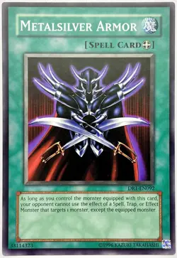 DR1-EN092 Metalsilver Armor - Common Unlimited Lightly Played YuGiOh Card - Image 1