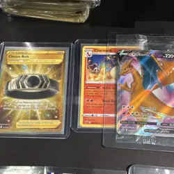 Pokemon TCG Foil V/VMAX Card Lot - Charizard, Honchkrow, 14 Cards Sword & Shield - Image 2