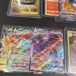 Pokemon TCG Foil V/VMAX Card Lot - Charizard, Honchkrow, 14 Cards Sword & Shield - Image 5