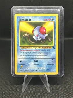Pokemon TCG Tentacool Fossil, Unlimited Common Card 56/62 - Image 1