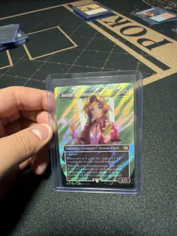 Aerith Gainsborough (Borderless) (Surge Foil) Final Fantasy Foil - Image 1