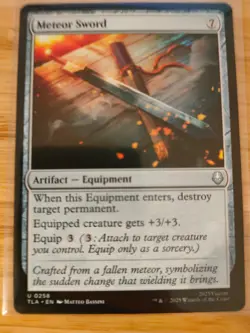 MTG Meteor Sword 0258 Avatar: The Last Airbender M/NM Free UK P&P - Image 1