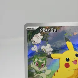 Pokemon Card TCG - Pikachu SVP 088 Black Star Promo Paldea Adventure Chest NM - Image 4