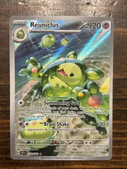 Pokemon TCG Reuniclus Scarlet & Violet Temporal Forces 171/162 IR NM Condition - Image 1