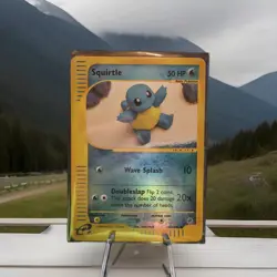 2002 Pokemon Expedition Squirtle 131/165 REVERSE HOLO E-Reader - NM/LP - Rare - Image 1