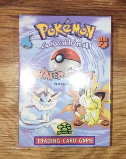 Pokemon Water Blast Theme Deck 1999 WOTC Jungle TCG Factory Sealed Vintage - Image 1