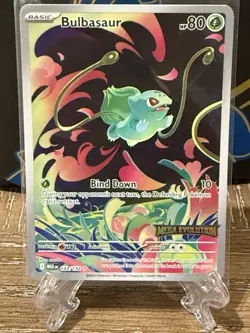 Pokemon TCG Bulbasaur Illustration Rare Stamped Promo 133/132 Near Mint - Image 1
