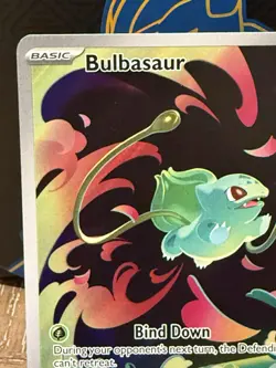 Pokemon TCG Bulbasaur Illustration Rare Stamped Promo 133/132 Near Mint - Image 3