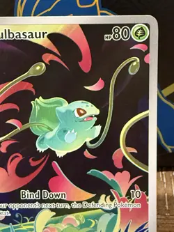 Pokemon TCG Bulbasaur Illustration Rare Stamped Promo 133/132 Near Mint - Image 4