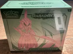 Pokemon TCG Scarlet & Violet Paradox Rift Iron Valiant Elite Trainer Box - Image 1