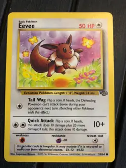 Pokemon Eevee 51/64 Jungle Regular - Image 1