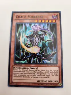 Yugioh Chaos Sorcerer LCYW-EN248 Super Rare 1st Edition LP/NM - Image 1