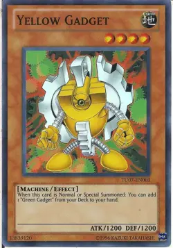 Yugioh! LP Yellow Gadget - TU07-EN003 - Super Rare - Unlimited Edition Lightly P - Image 1