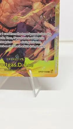 Portgas.D.Ace OP07-119 SEC - One Piece TCG English Near-Mint Foil Secret Rare - Image 4
