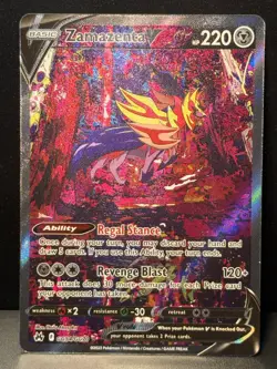 Zamazenta V GG54/GG70 SWSH Crown Zenith Holo Galarian Gallery Pokemon Card ZY1 - Image 2
