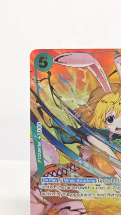 One Piece 2024 Two Legends CCG Carrot Super Rare Foil TCG Card OP08-023 - Image 2