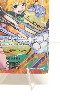 One Piece 2024 Two Legends CCG Carrot Super Rare Foil TCG Card OP08-023 - Image 4