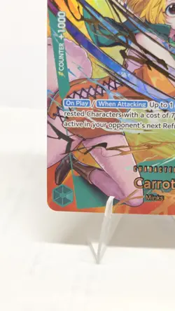 One Piece 2024 Two Legends CCG Carrot Super Rare Foil TCG Card OP08-023 - Image 5