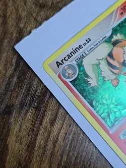 Arcanine 1/111 Rising Rivals Holo Double Swirl LP Pokemon Card - Image 4