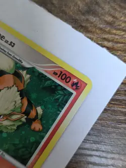 Arcanine 1/111 Rising Rivals Holo Double Swirl LP Pokemon Card - Image 5