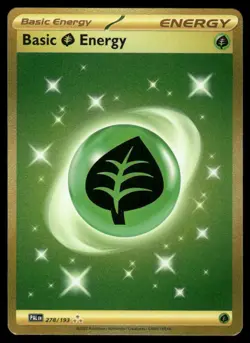 Pokemon Cards Basic Grass Energy 278/193 Paldea Evolved Hyper Rare NM - Image 1