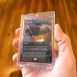 1x MTG Tragic Slip Foil The Office Secret Lair Drop (Kevin and Chili) NM - Image 1