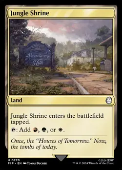 MTG Magic the Gathering Jungle Shrine (270/1189) Fallout LP - Image 1