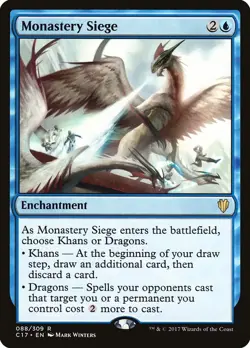 MTG Magic the Gathering Monastery Siege (88/332) Commander 2017 LP - Image 1