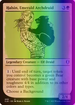 Halsin, Emerald Archdruid (408/1080) CLB LP FOIL - Image 1