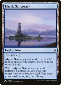 Mystic Sanctuary 1x MtG Throne of Eldraine SP/NM - Image 1