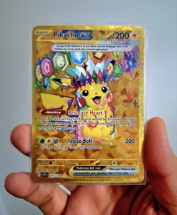 Pokemon TCG - Pikachu Ex 247/191 - Surging Sparks Gold Hyper Rare~NM - Image 1