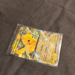 Pokemon TCG Pikachu Ex 028/131 Prismatic Evolutions Card NM full art pack fresh - Image 2