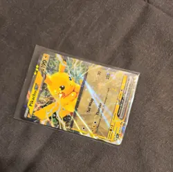 Pokemon TCG Pikachu Ex 028/131 Prismatic Evolutions Card NM full art pack fresh - Image 3