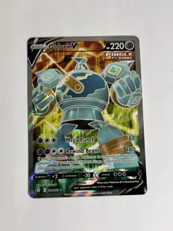 Golurk V (Full Art) Ultra Rare SWSH07: Evolving Skies 181/203 NM Pokemon TCG - Image 2