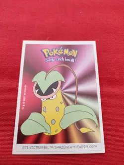 #71 VICTREEBEL SARZENIA EMPIFLOR DUNKIN BOOMER 2000 NINTENDO FREAK CARTE POKEMON - Image 1