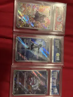 Pokemon 2025 Chinese Gem Pack Vol.3 x3 slabs Ace 10 Ceruledge morpeko greavard - Image 1