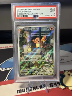 Charmander 44 Promo Pokemon Center Exclusive Psa 9 - Image 1