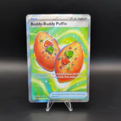 🍪Buddy-Buddy Poffin 167/132 Ultra Rare Full Art Trainer Mega Evolution Pokemon✨ - Image 1