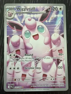 Pokemon Wigglytuff Me02: Phantasmal Flames 105/094 Holo Illustration Rare - Image 1