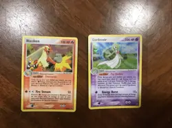 Vintage Pokemon Ruby And Sapphire Cards Lot Of 2 Nice Played Condition - Image 1