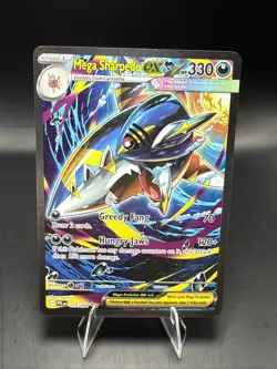 Pokemon Mega Sharpedo ex 127/094 Pokemon TCG Me02: Phantasmal Flames SIR A - Image 2
