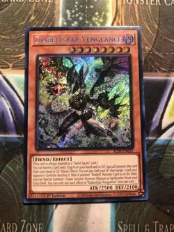 *** DIABELLSTAR VENGANCE *** 1ST EDITION SECRET RARE ALIN-EN011 YUGIOH! - Image 1