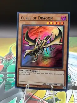 Yu-Gi-Oh! Curse of Dragon LOB-EN066 25th Super Rare Unlimited NM - Image 1