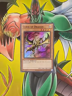 Yu-Gi-Oh! Curse of Dragon LOB-EN066 25th Super Rare Unlimited NM - Image 2