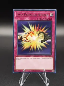 Yu-Gi-Oh! Two-Pronged Attack LOB-EN061 Rare Unlimited NM - Image 1