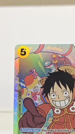 One Piece Monkey D Luffy OP07-109 SR 500 Years In The Future English NM - Image 2